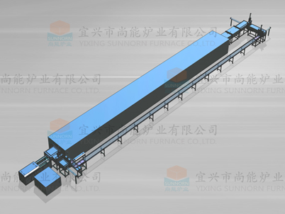 鋰電氣氛推板窯爐|氣氛保護(hù)隧道窯